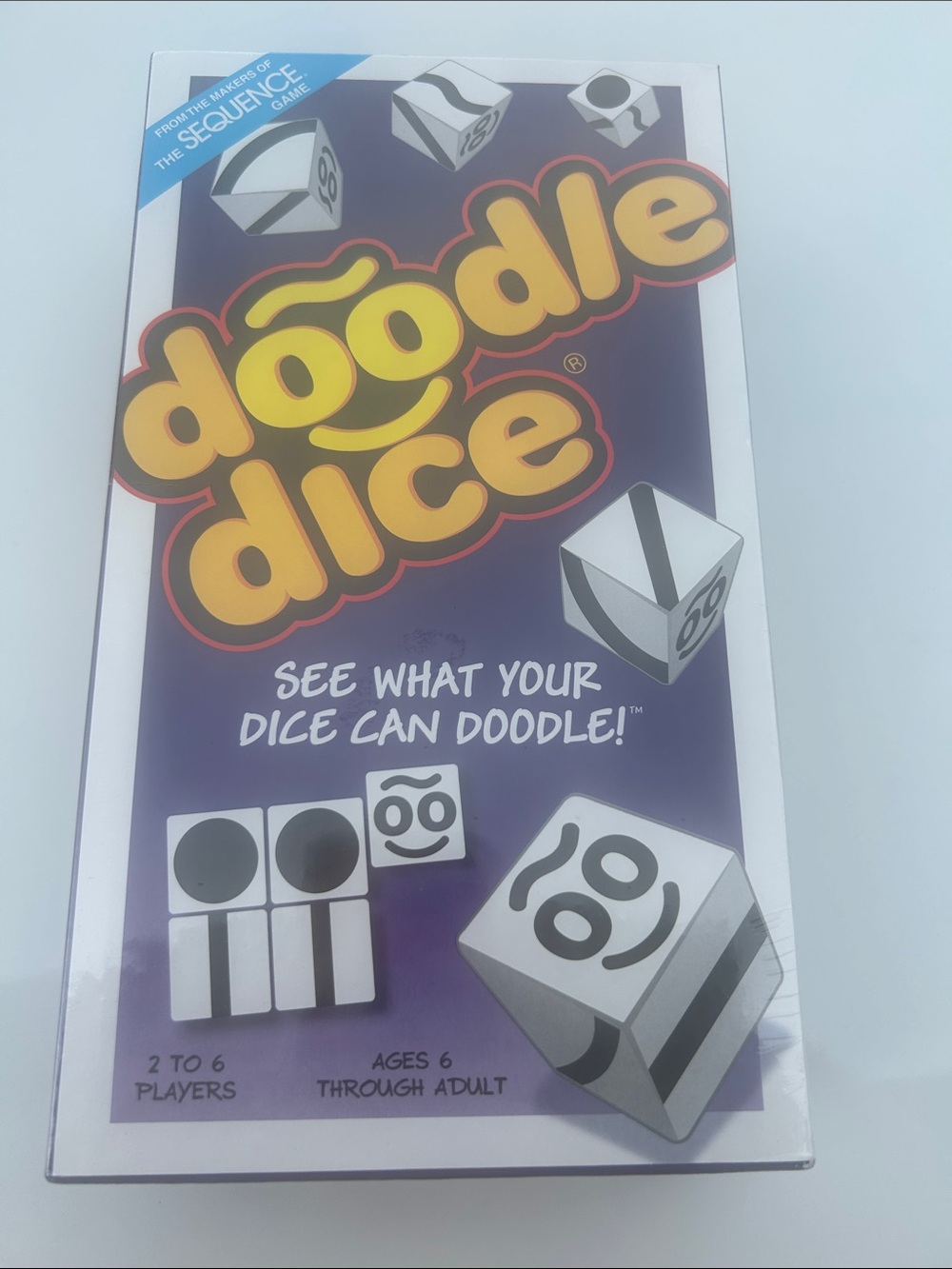 Jax Doodle Dice Purple & Yellow Boxed Set